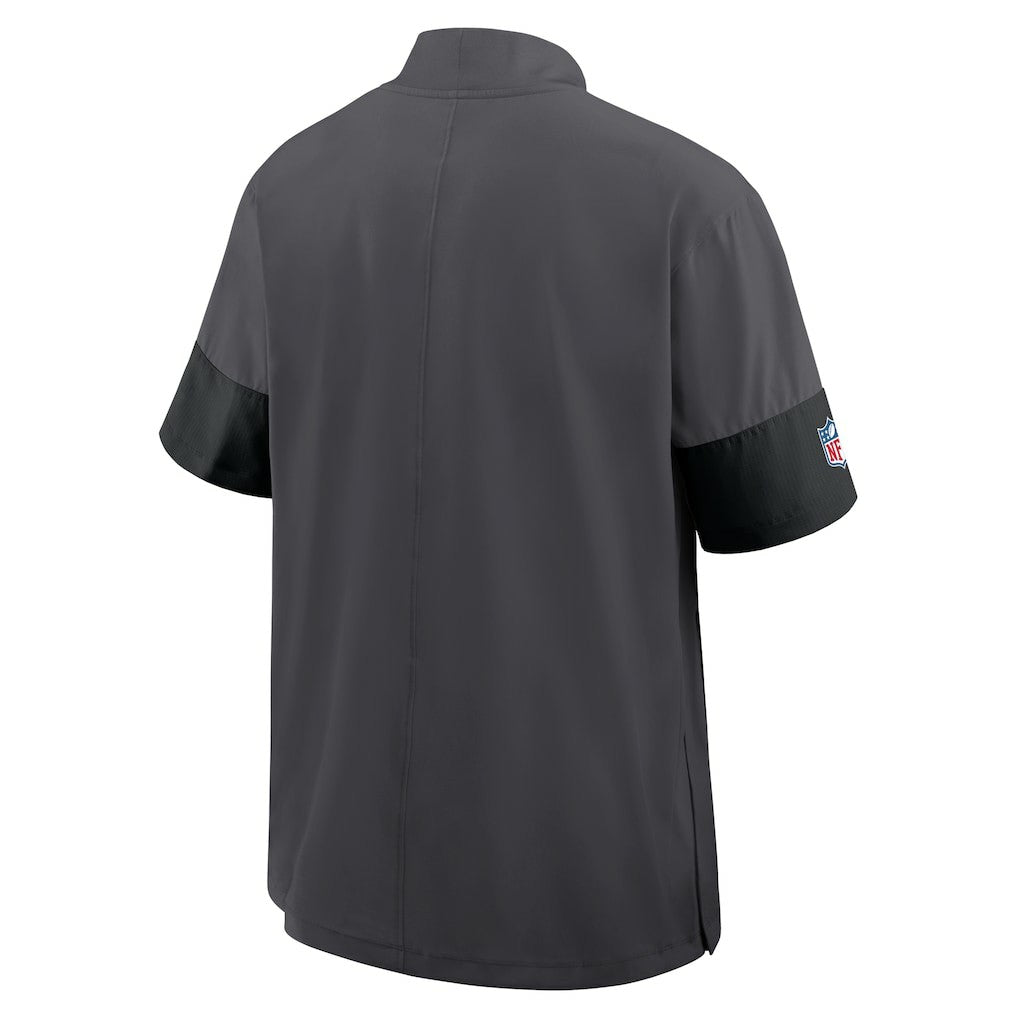 NFL Cleveland Browns Sideline Short Sleeve Quarter-Zip Dri-FIT Coach Jacket