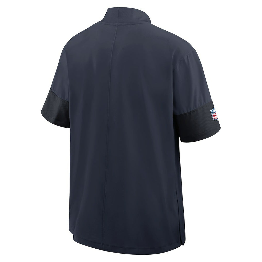 NFL Chicago Bears Sideline Short Sleeve Quarter-Zip Dri-FIT Coach Jacket