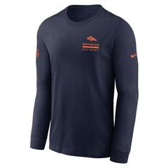 NFL Denver Broncos Sideline Dri-FIT Long Sleeve T-Shirt