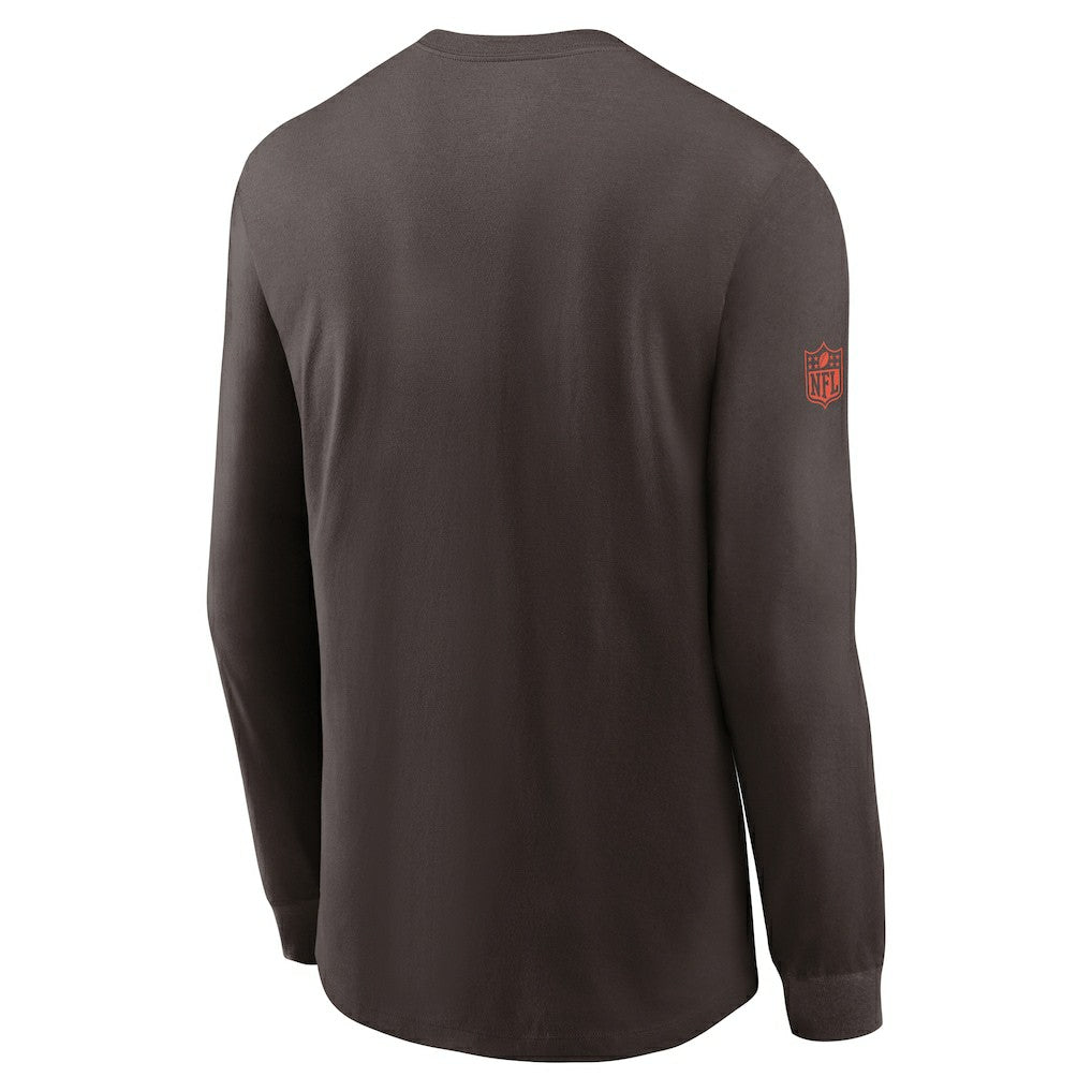 NFL Cleveland Browns Sideline Dri-FIT Long Sleeve T-Shirt