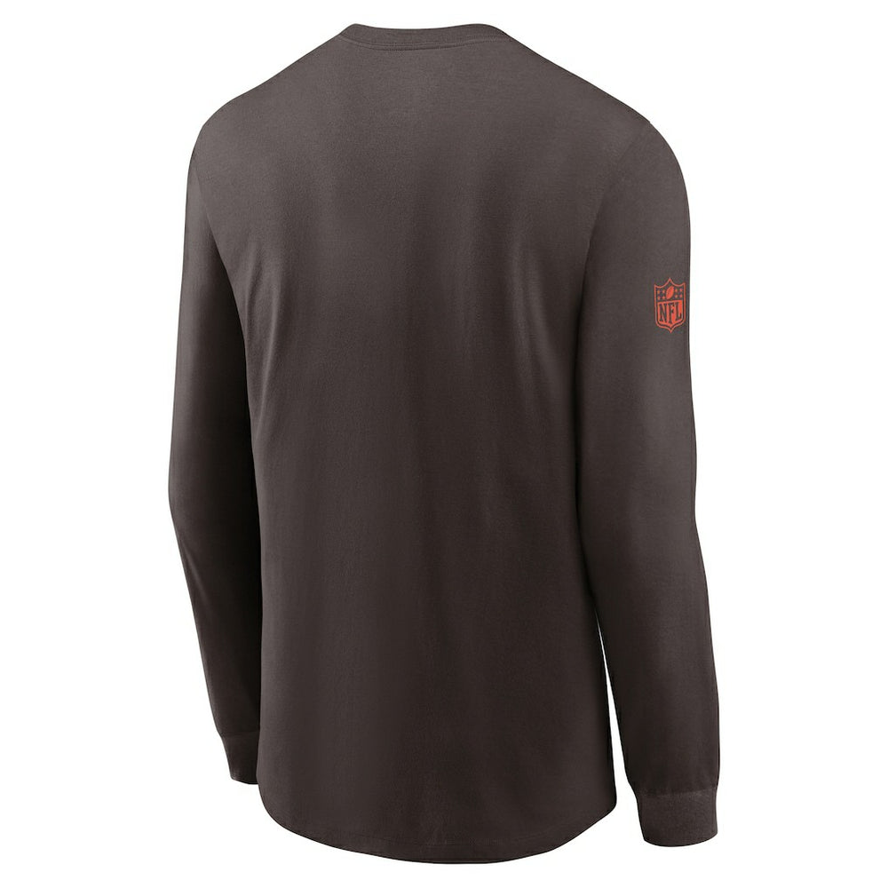 NFL Cleveland Browns Sideline Dri-FIT Long Sleeve T-Shirt