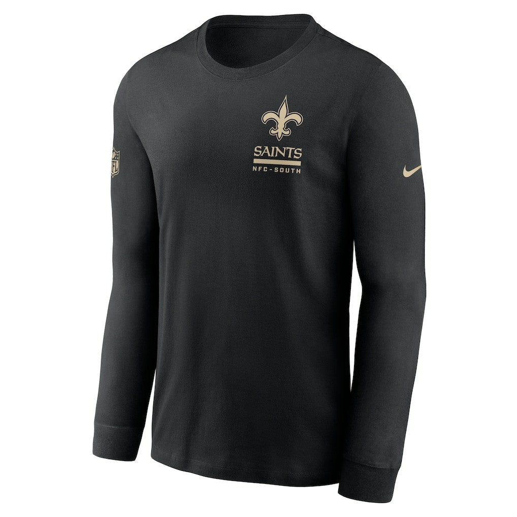 NFL New Orleans Saints Sideline Dri-FIT Long Sleeve T-Shirt