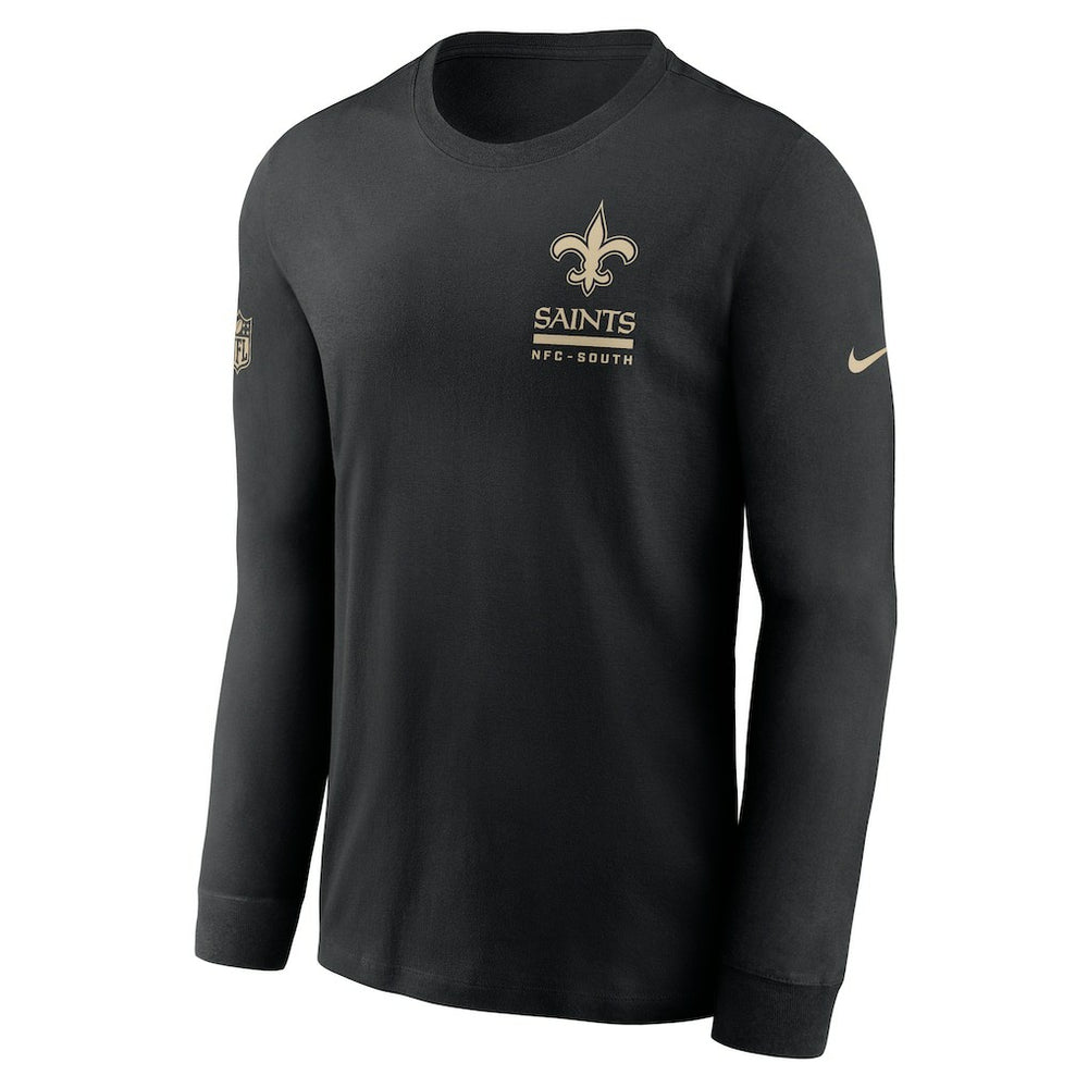 NFL New Orleans Saints Sideline Dri-FIT Long Sleeve T-Shirt