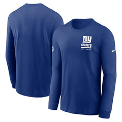 NFL New York Giants Sideline Dri-FIT Long Sleeve T-Shirt