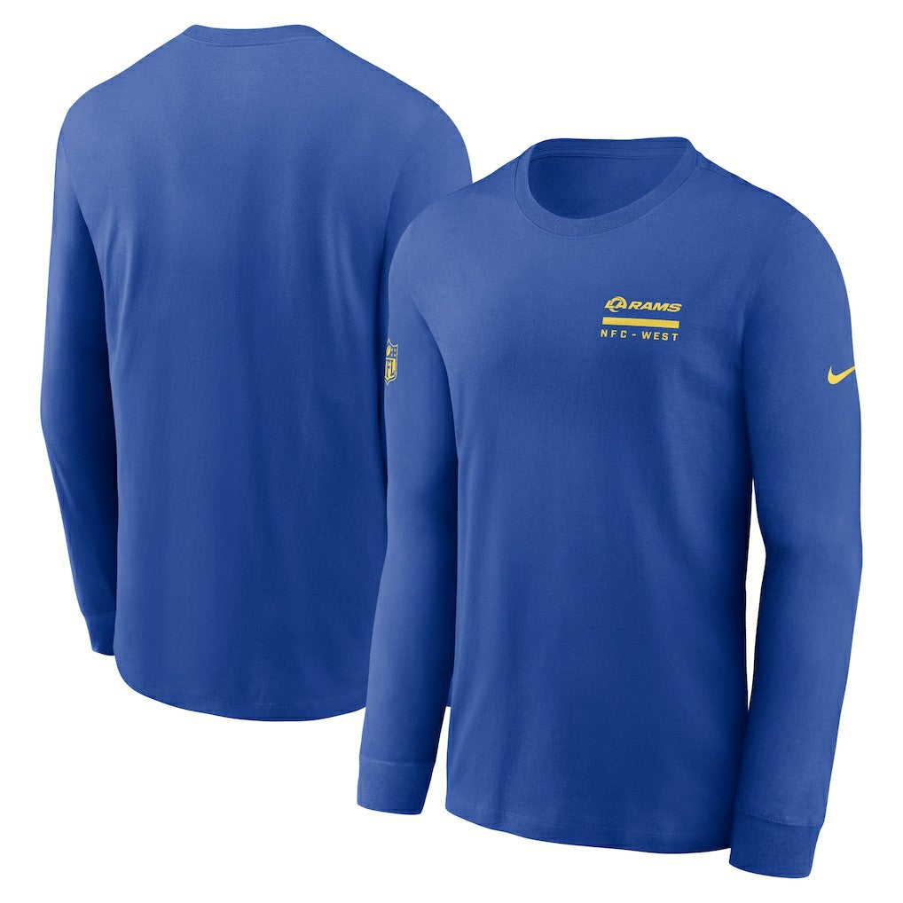 NFL Los Angeles Rams Sideline Dri-FIT Long Sleeve T-Shirt
