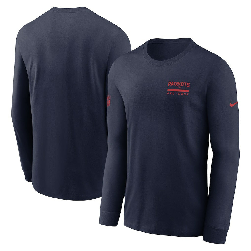 NFL New England Patriots Sideline Dri-FIT Long Sleeve T-Shirt