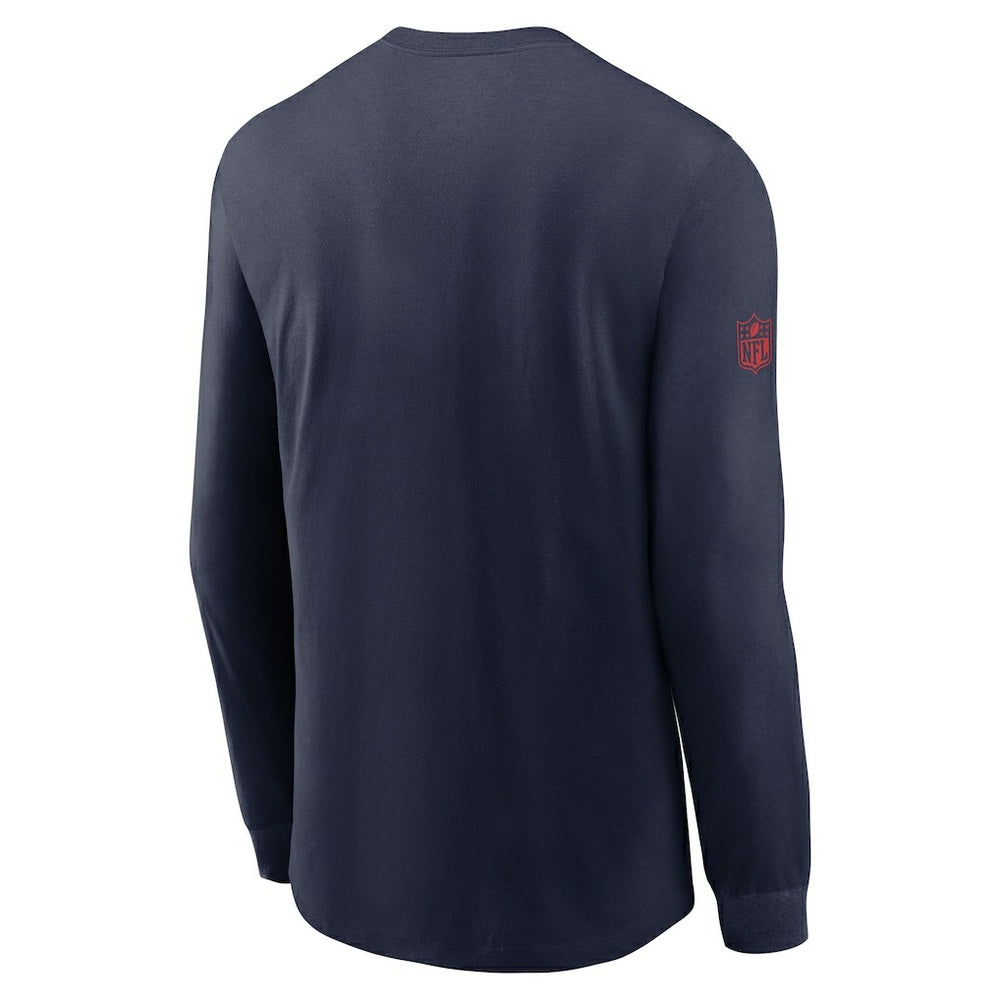 NFL New England Patriots Sideline Dri-FIT Long Sleeve T-Shirt