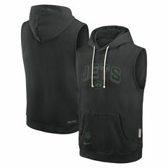 NFL New York Jets Sideline Standard Issue Dri-FIT Sleeveless Hoodie