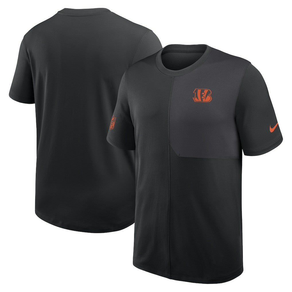 NFL Cincinnati Bengals Sideline UV Dri-Fit Coach Shirt