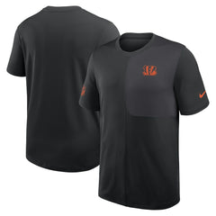 NFL Cincinnati Bengals Sideline UV Dri-Fit Coach Shirt