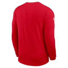 NFL Kansas City Chiefs Sideline Coach UV Dri-FIT Long Sleeve Shirt
