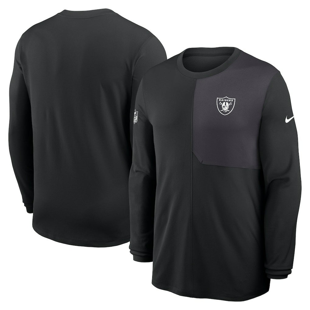 NFL Las Vegas Raiders Sideline Coach UV Dri-FIT Long Sleeve Shirt