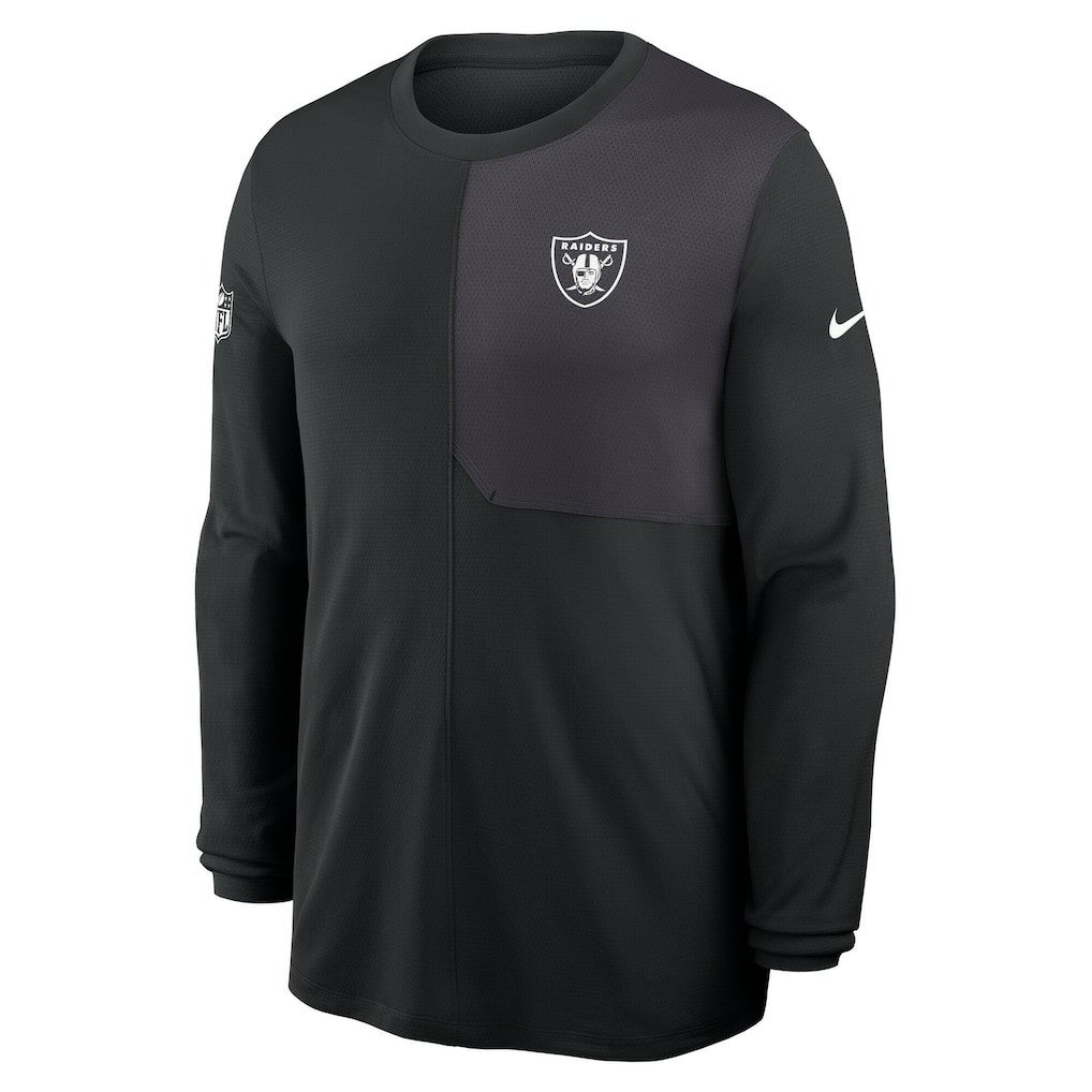 NFL Las Vegas Raiders Sideline Coach UV Dri-FIT Long Sleeve Shirt