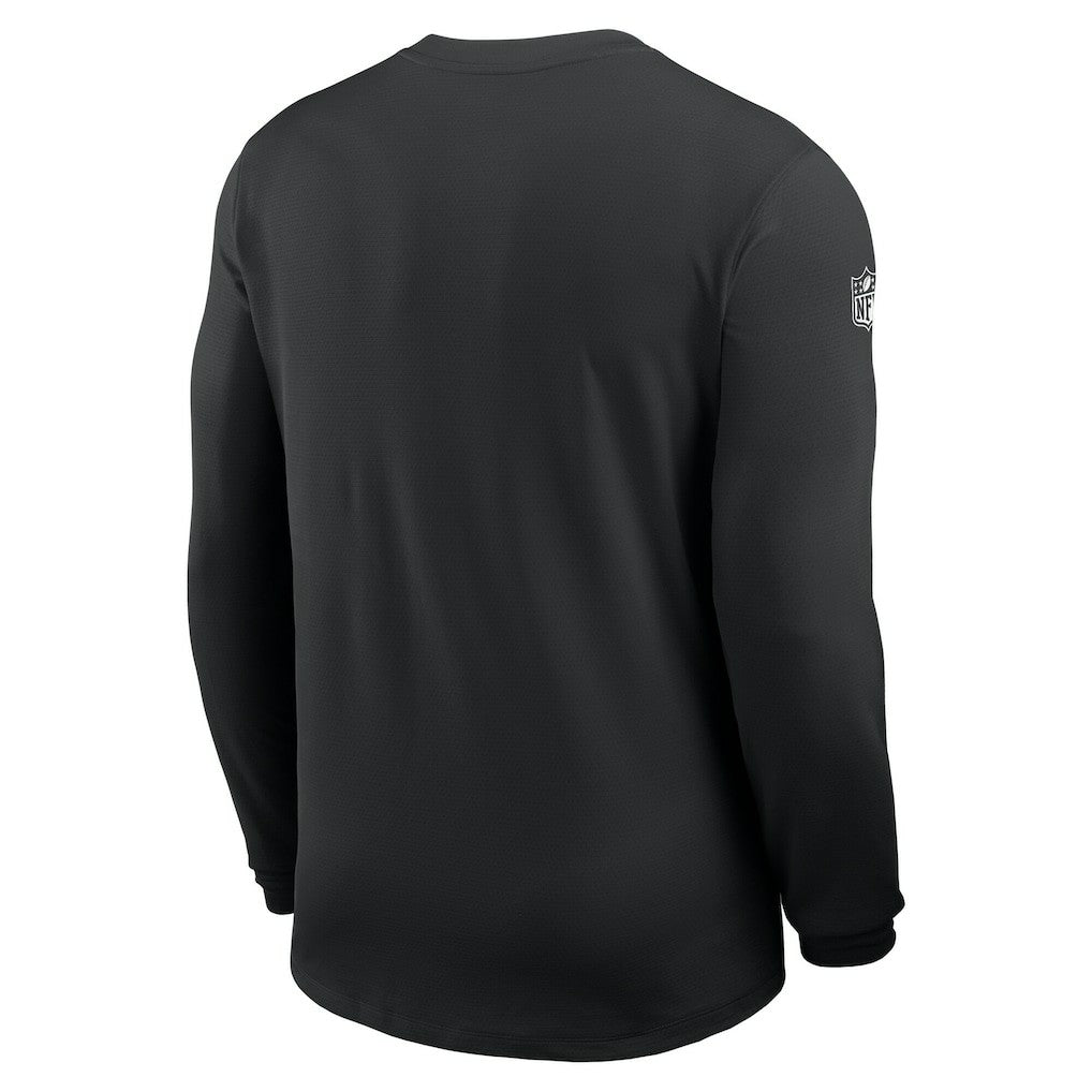 NFL Las Vegas Raiders Sideline Coach UV Dri-FIT Long Sleeve Shirt