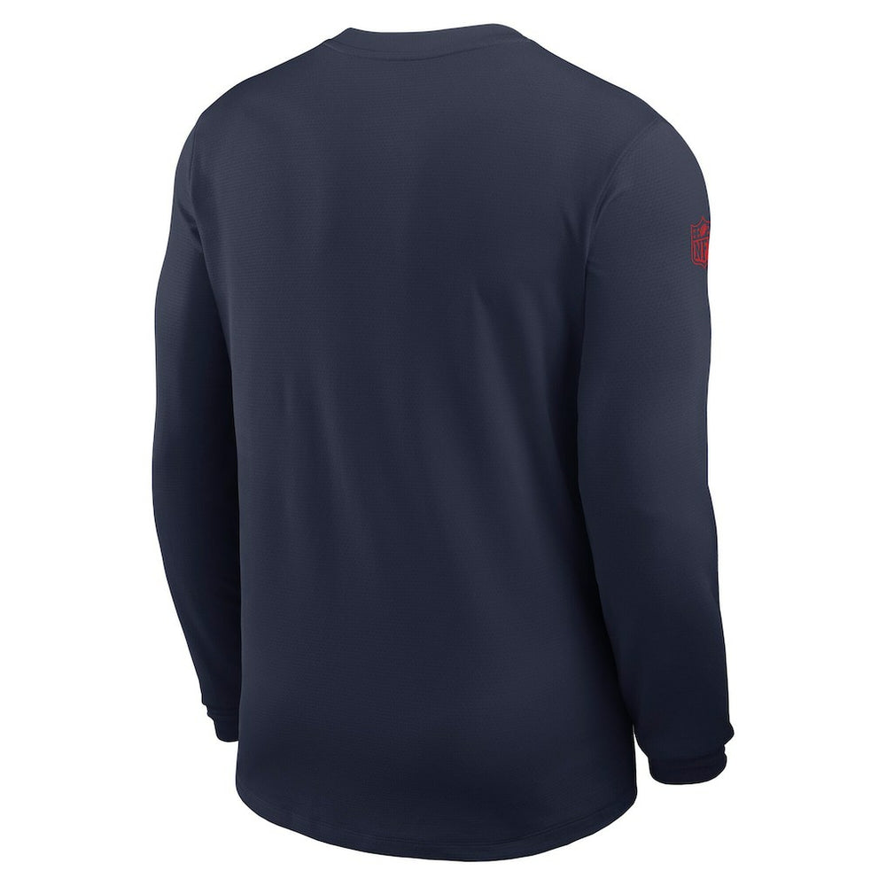 NFL New England Patriots Sideline Coach UV Dri-FIT Long Sleeve Shirt