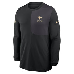NFL New Orleans Saints Sideline Coach UV Dri-FIT Long Sleeve Shirt