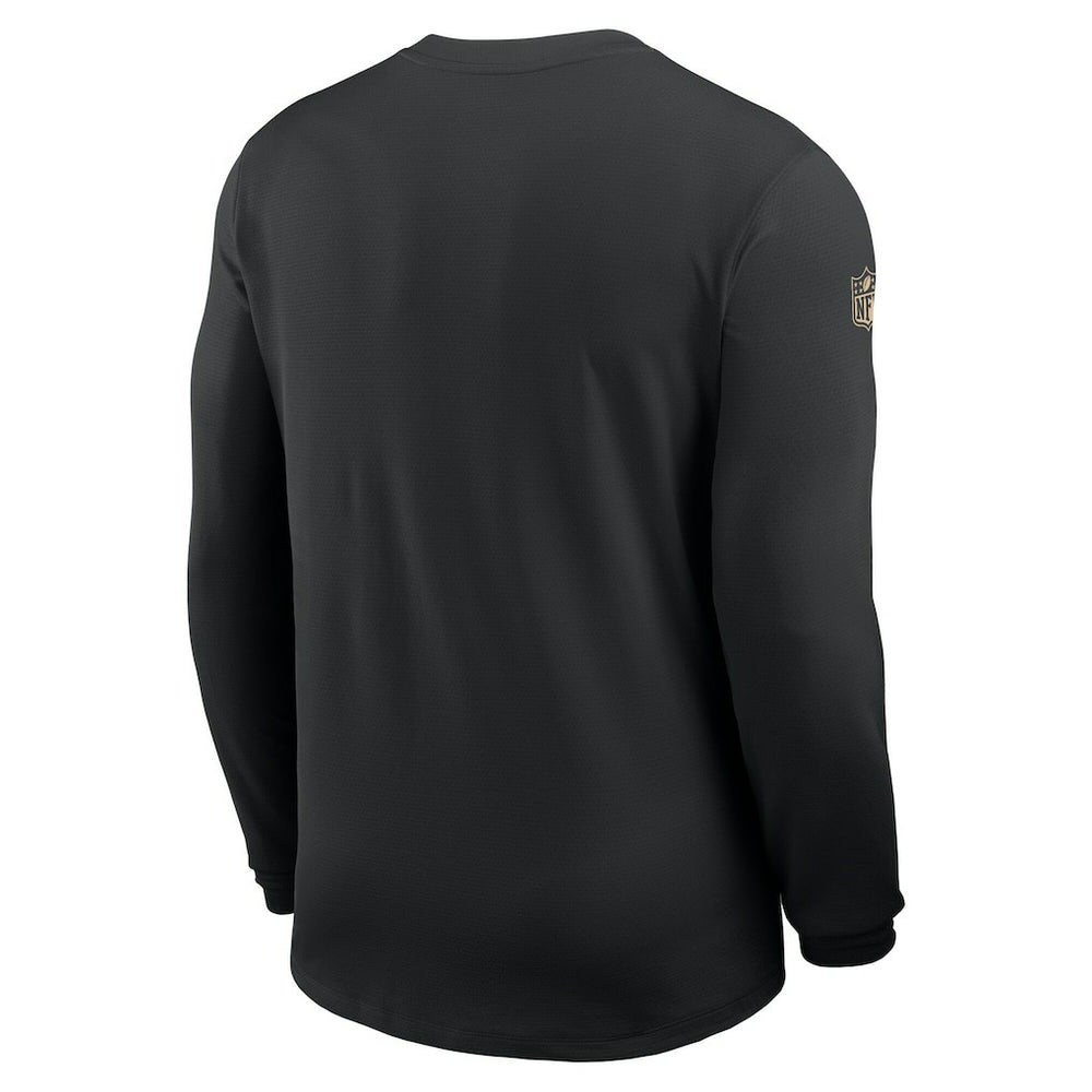NFL New Orleans Saints Sideline Coach UV Dri-FIT Long Sleeve Shirt