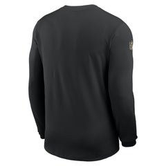 NFL New Orleans Saints Sideline Coach UV Dri-FIT Long Sleeve Shirt