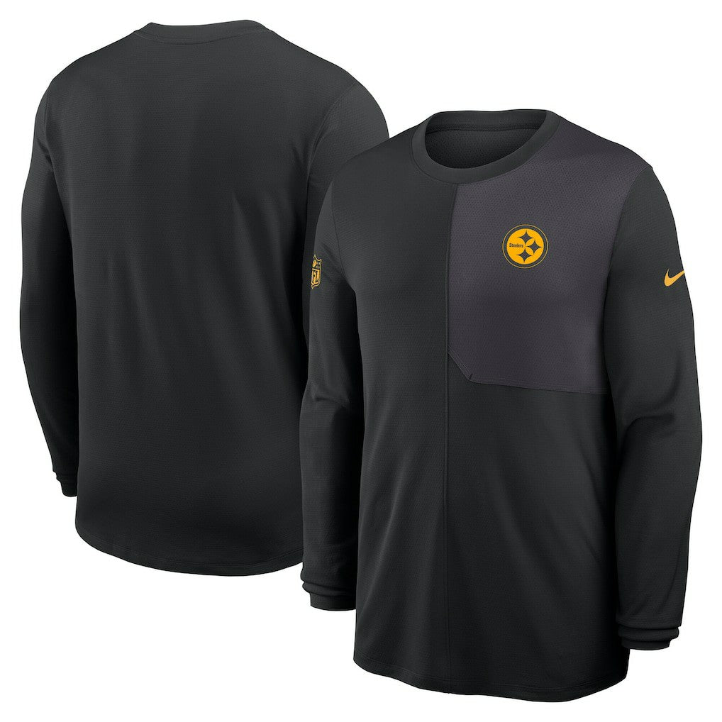 NFL Pittsburgh Steelers Sideline Coach UV Dri-FIT Long Sleeve Shirt