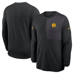 NFL Pittsburgh Steelers Sideline Coach UV Dri-FIT Long Sleeve Shirt
