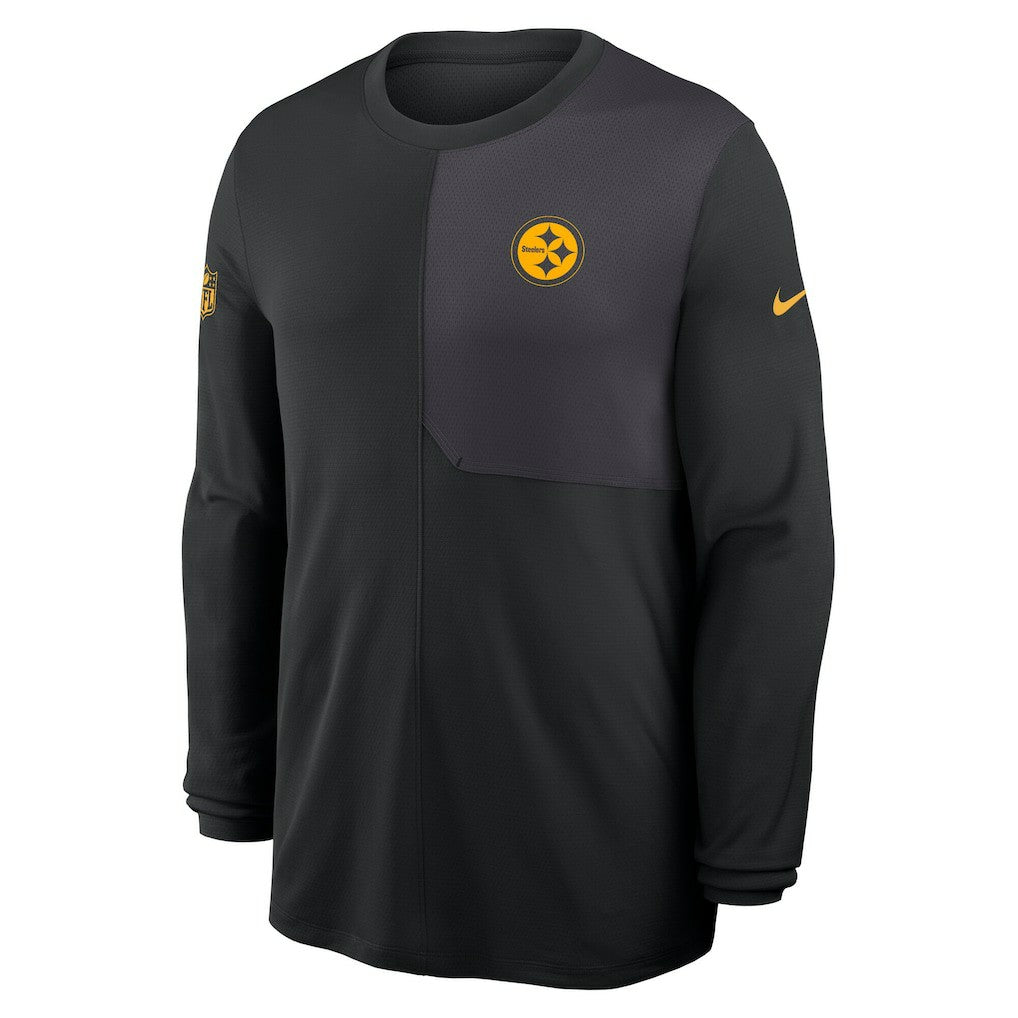 NFL Pittsburgh Steelers Sideline Coach UV Dri-FIT Long Sleeve Shirt