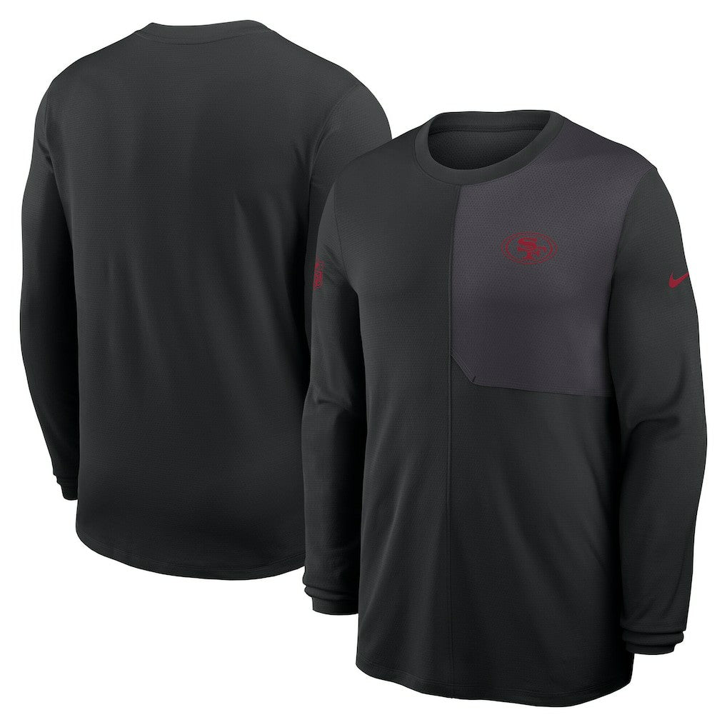 NFL San Francisco 49ers Sideline Coach UV Dri-FIT Long Sleeve Shirt