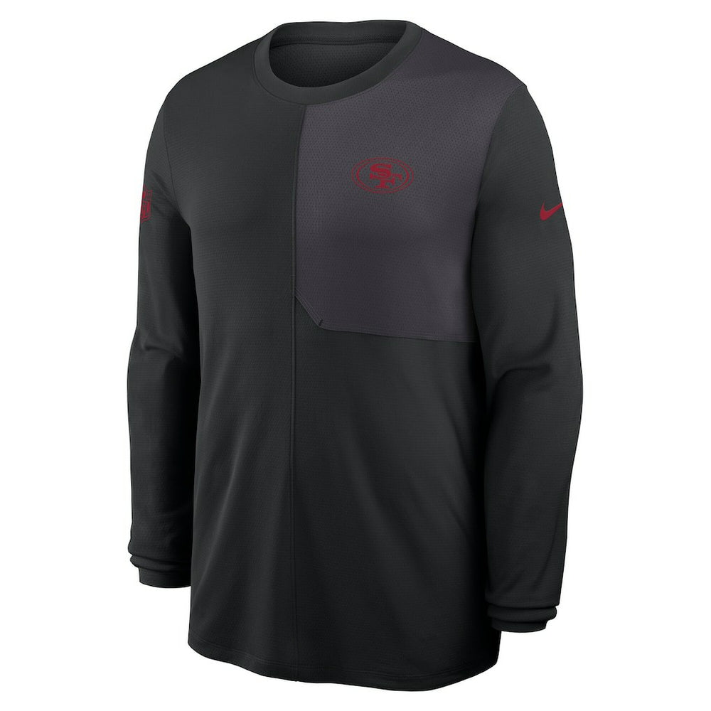 NFL San Francisco 49ers Sideline Coach UV Dri-FIT Long Sleeve Shirt