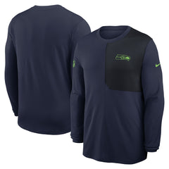 NFL Seattle Seahawks Sideline Coach UV Dri-FIT Long Sleeve Shirt