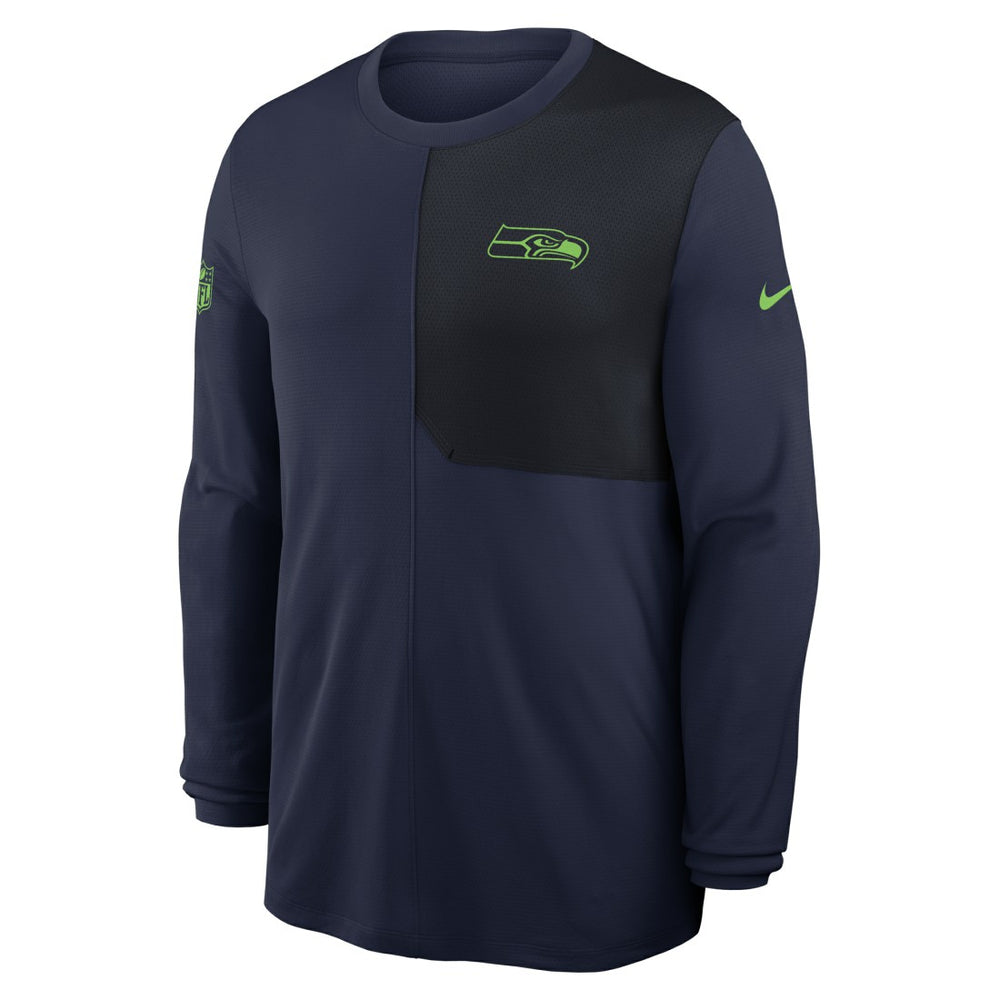 NFL Seattle Seahawks Sideline Coach UV Dri-FIT Long Sleeve Shirt