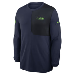NFL Seattle Seahawks Sideline Coach UV Dri-FIT Long Sleeve Shirt