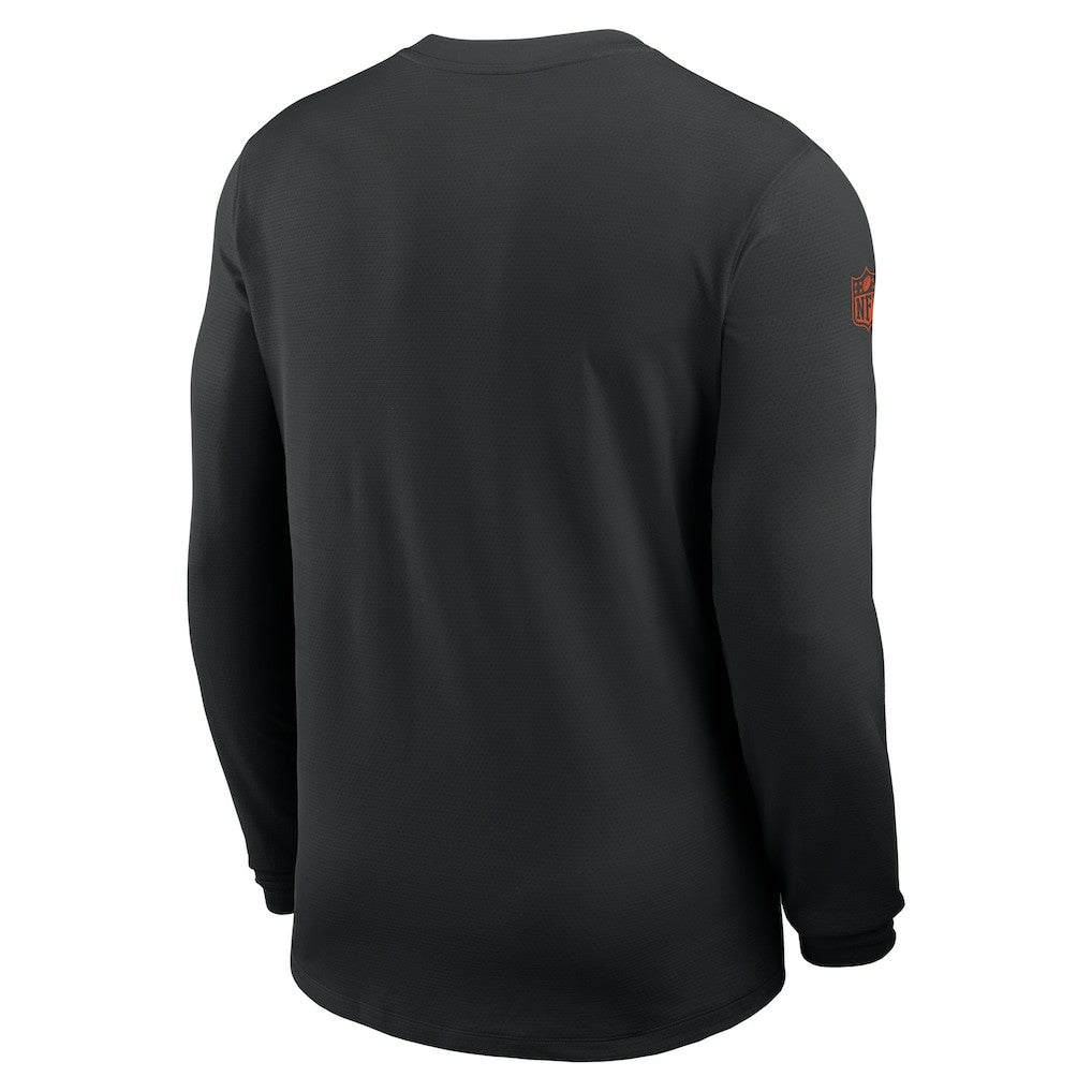 NFL Cincinnati Bengals Sideline Coach UV Dri-FIT Long Sleeve Shirt