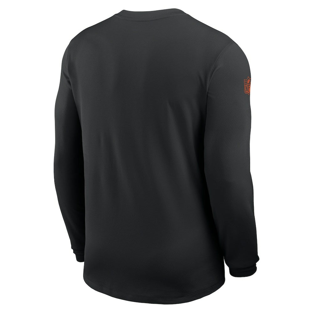 NFL Cincinnati Bengals Sideline Coach UV Dri-FIT Long Sleeve Shirt