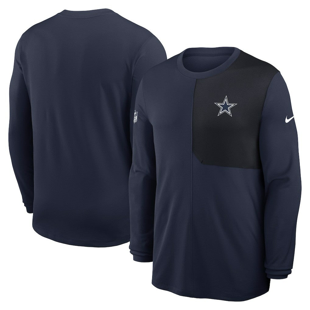 NFL Dallas Cowboys Sideline Coach UV Dri-FIT Long Sleeve Shirt