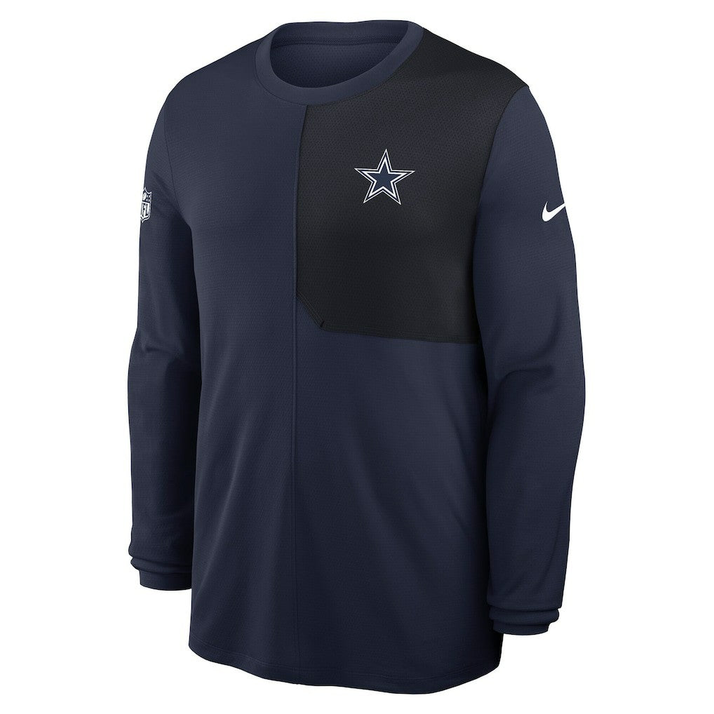 NFL Dallas Cowboys Sideline Coach UV Dri-FIT Long Sleeve Shirt