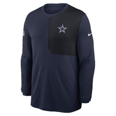NFL Dallas Cowboys Sideline Coach UV Dri-FIT Long Sleeve Shirt