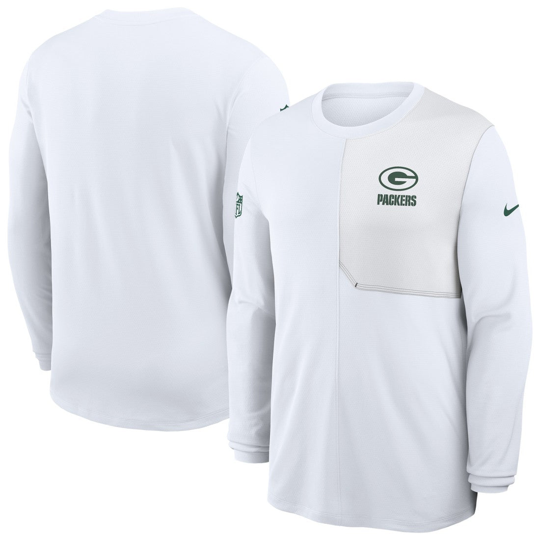 NFL Green Bay Packers Sideline Coach UV Dri-FIT Long Sleeve Shirt