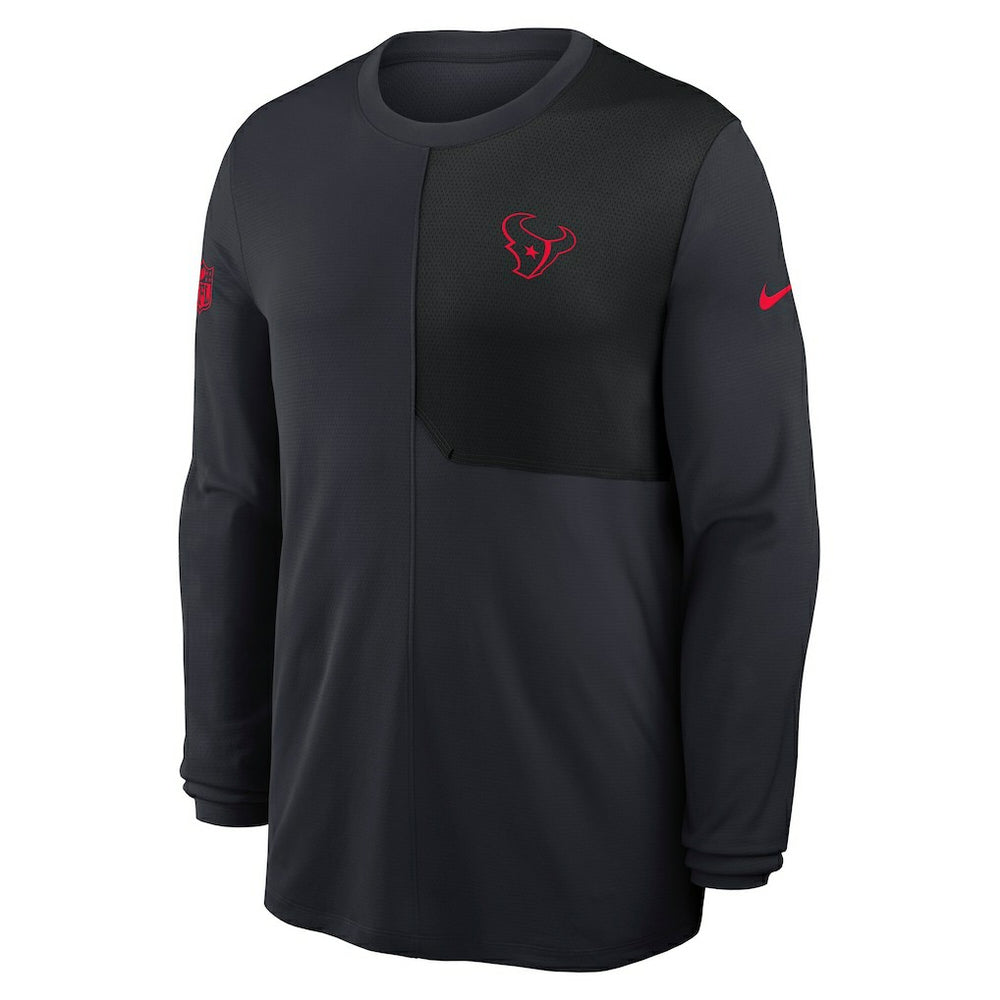 NFL Houston Texans Sideline Coach UV Dri-FIT Long Sleeve Shirt