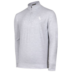 Chicago White Sox Sublime Tri-Blend Quarter-Zip Jacket - Gray