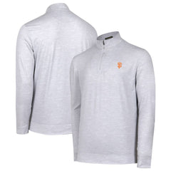 San Francisco Giants Sublime Tri-Blend Quarter-Zip Jacket - Gray