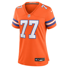 NFL Denver Broncos Quinn Meinerz  Women's Mile High Collection 1977 Throwback Player Game Jersey