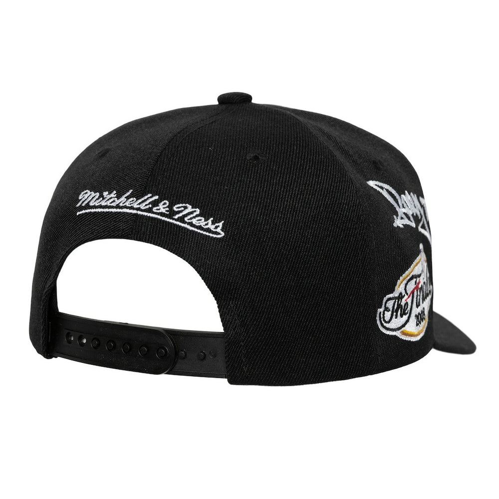 Boston Celtics 2008 NBA Finals Born To Win Pro Crown Adjustable Hat - Black | Mitchell & Ness cheap