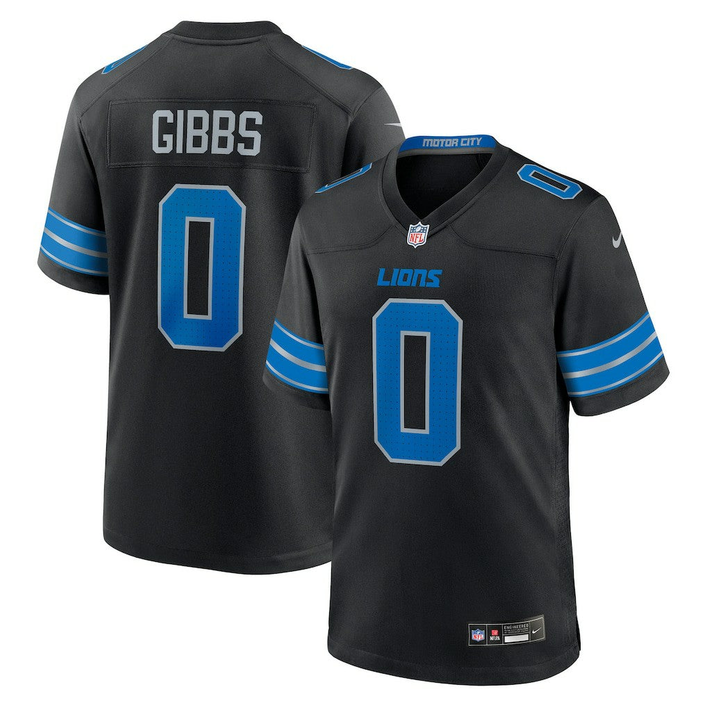NFL Detroit Lions Jahmyr Gibbs  2nd Alternate Game Player Jersey