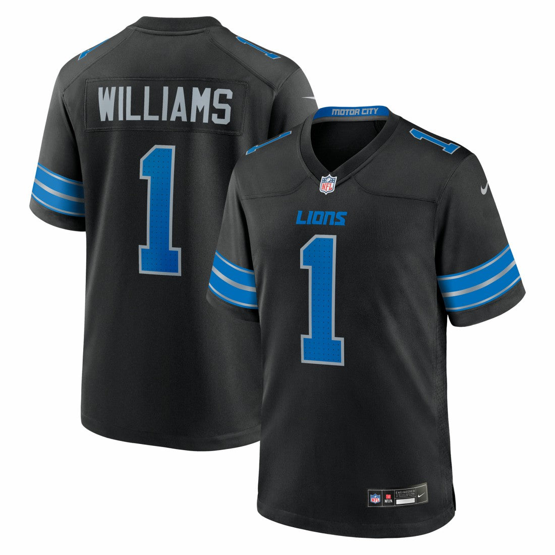 NFL Detroit Lions Jameson Williams  Alternate Game Player Jersey
