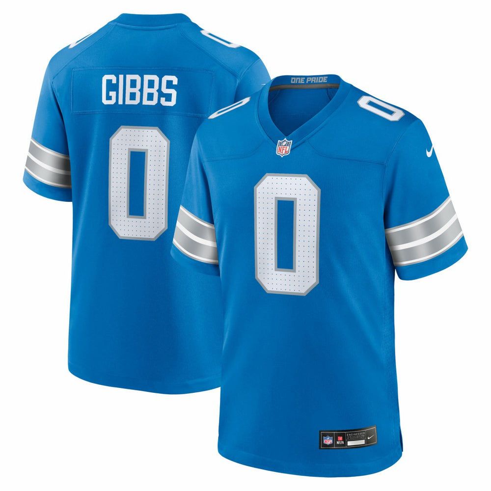 NFL Detroit Lions Jahmyr Gibbs  Game Player Jersey