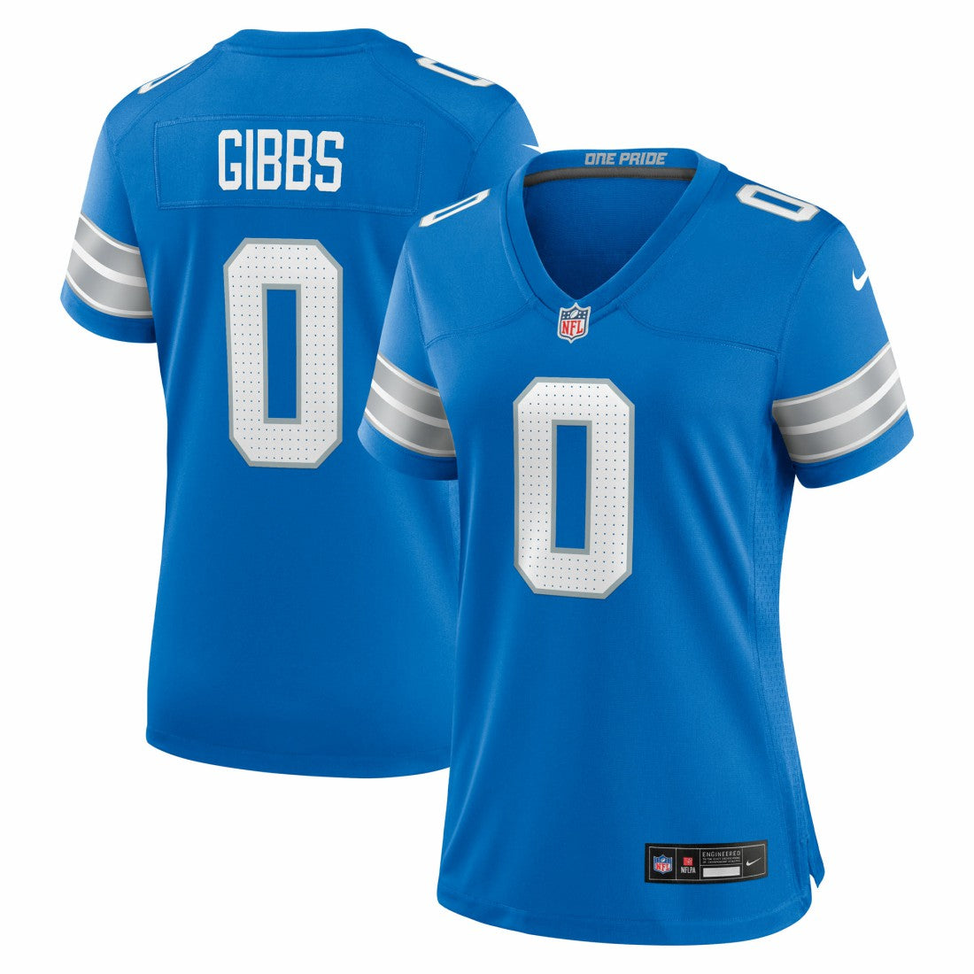 NFL Detroit Lions Jahmyr Gibbs  Women's Game Player Jersey