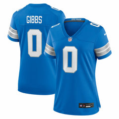 NFL Detroit Lions Jahmyr Gibbs  Women's Game Player Jersey
