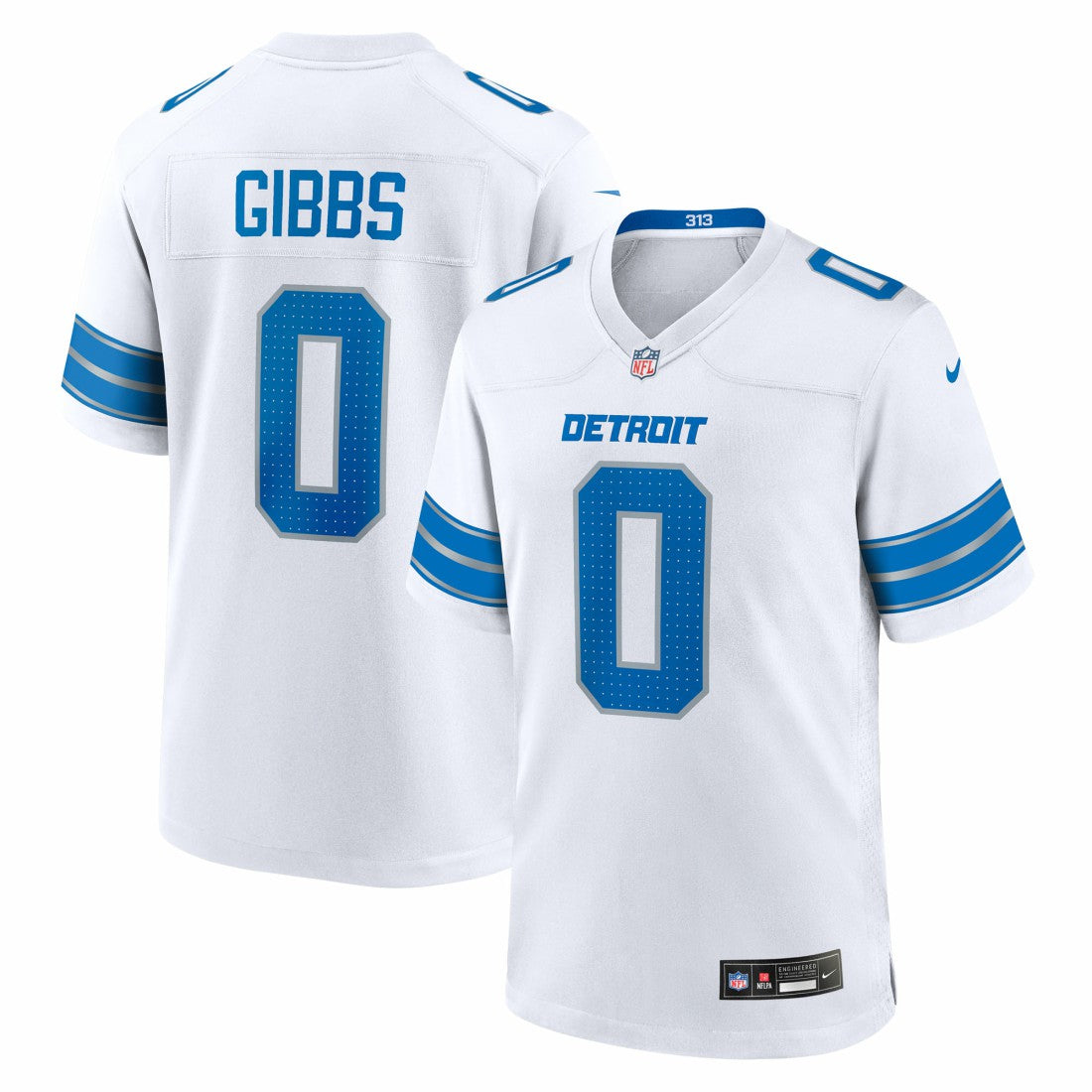 NFL Detroit Lions Jahmyr Gibbs  Game Player Jersey