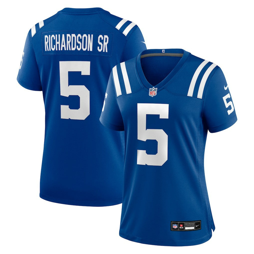 NFL Indianapolis Colts Anthony Richardson Sr.  Women's Team Game Jersey