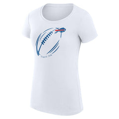 NFL Buffalo Bills G-III 4Her by Carl Banks Women's Super-Slim Fit Lightweight Subtle Football T-Shirt