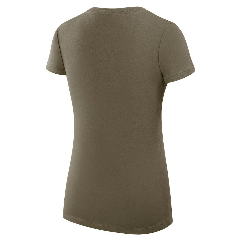 NFL New York Jets G-III 4Her by Carl Banks Women's Super-Slim Fit Lightweight Subtle Football V-Neck T-Shirt